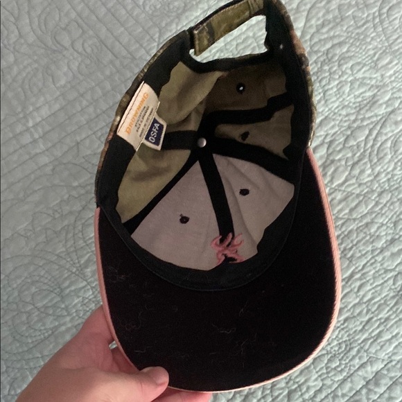 Browning Camouflage Hat with Pink Logo - Picture 3 of 4